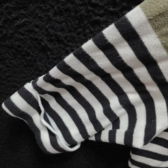 Karen Scott Womens Top Multi-Color Size Small Cotton Blend Striped Pullover - Picture 9 of 12